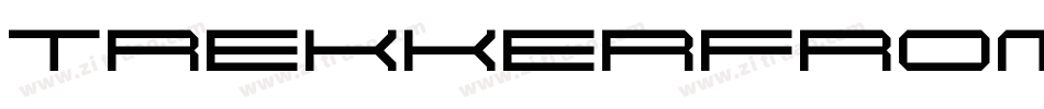 TrekkerFrontier Regular字体转换